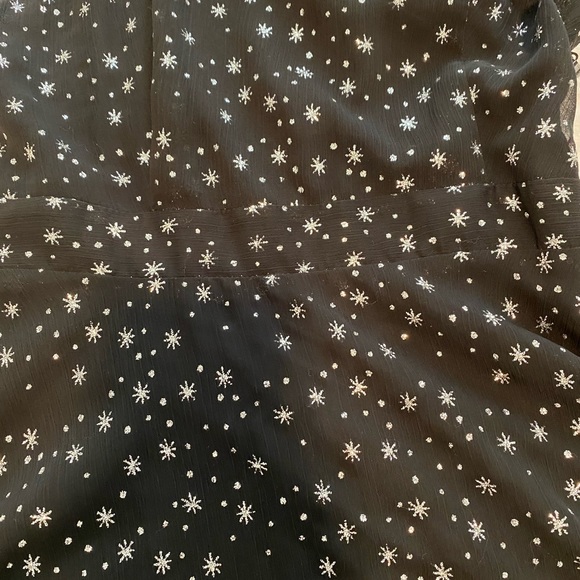 Topshop Glittery Star Print Halter Dress - Size 2 - Picture 4 of 7